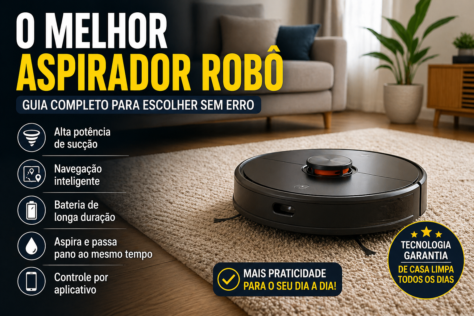 o melhor aspirador robô