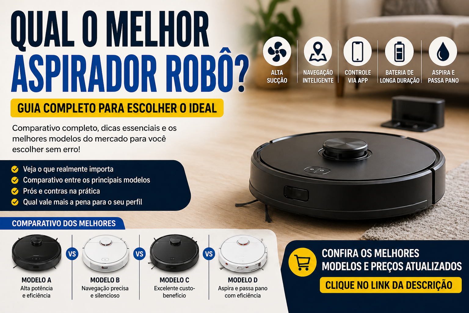 qual o melhor aspirador robô