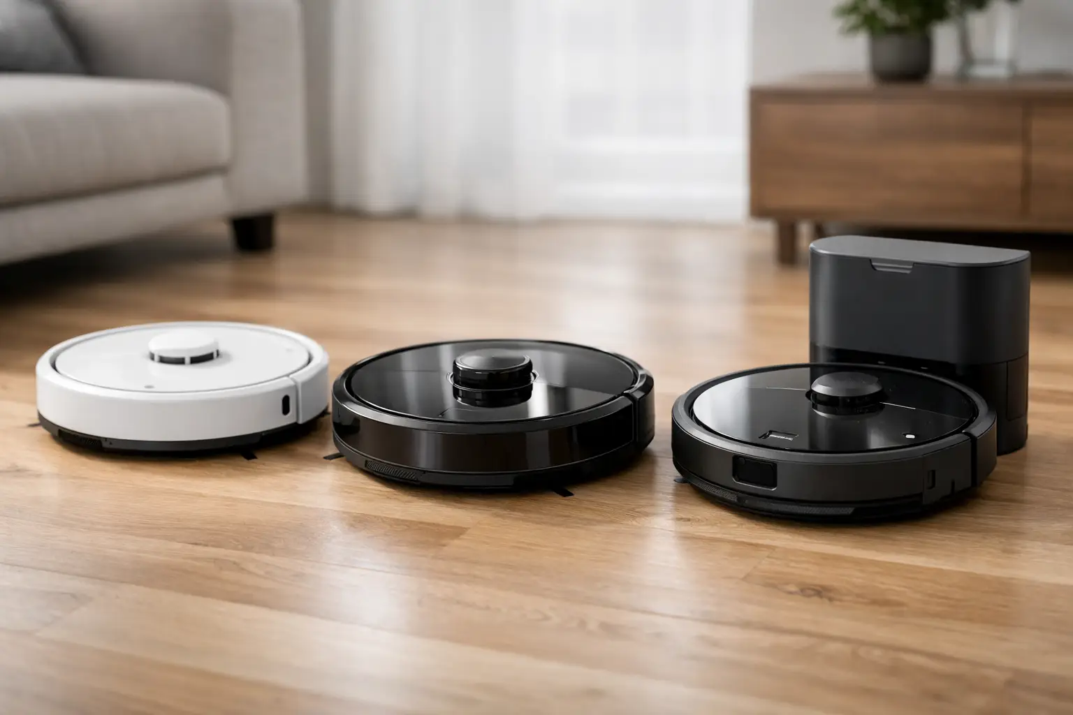 Comparativo de modelos de robô aspirador