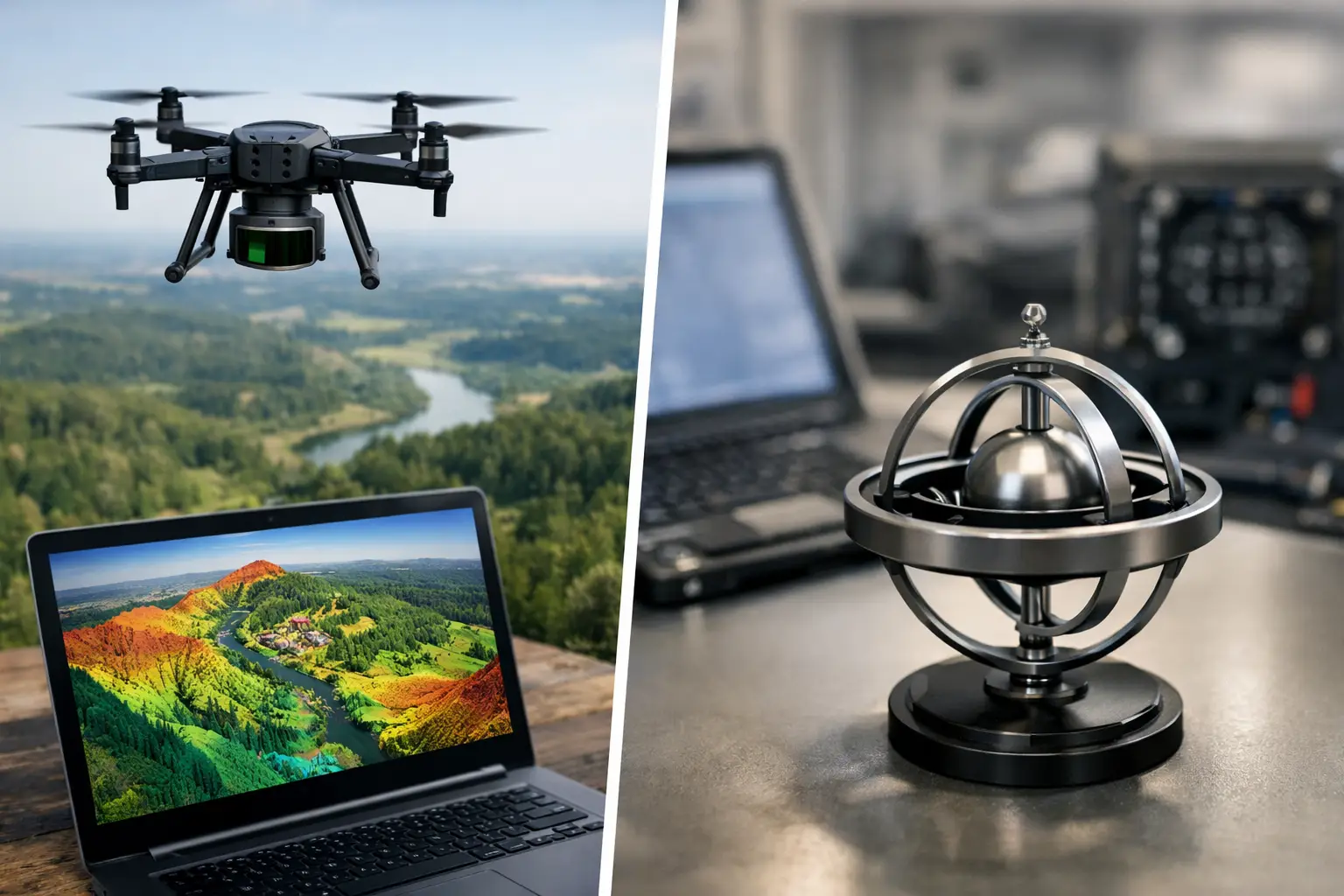 Mapeamento LiDAR ou giroscópio: qual vale mais?
