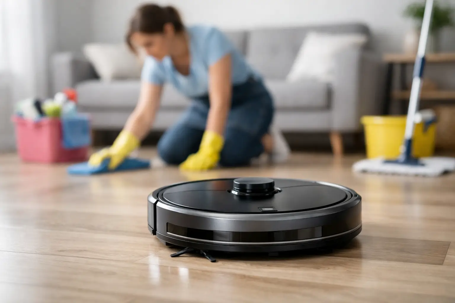 Robô aspirador substitui faxina pesada?